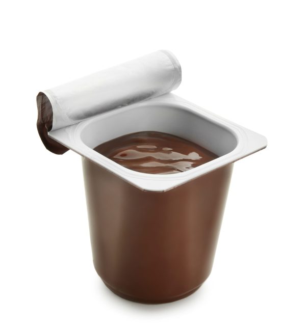 Наполнение пудинга в стаканчики