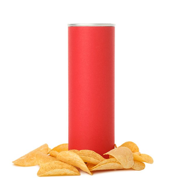 Машина упаковки чипсов в тубы