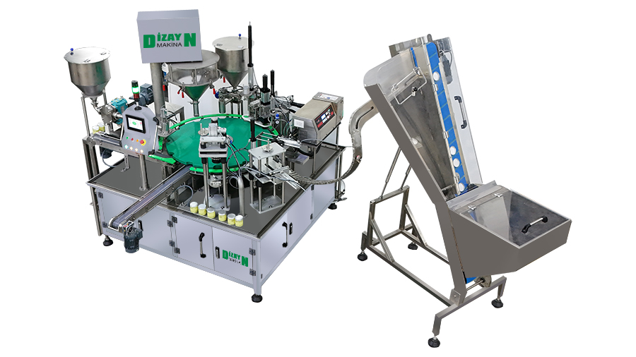 Машина для фасовки пилинг крема