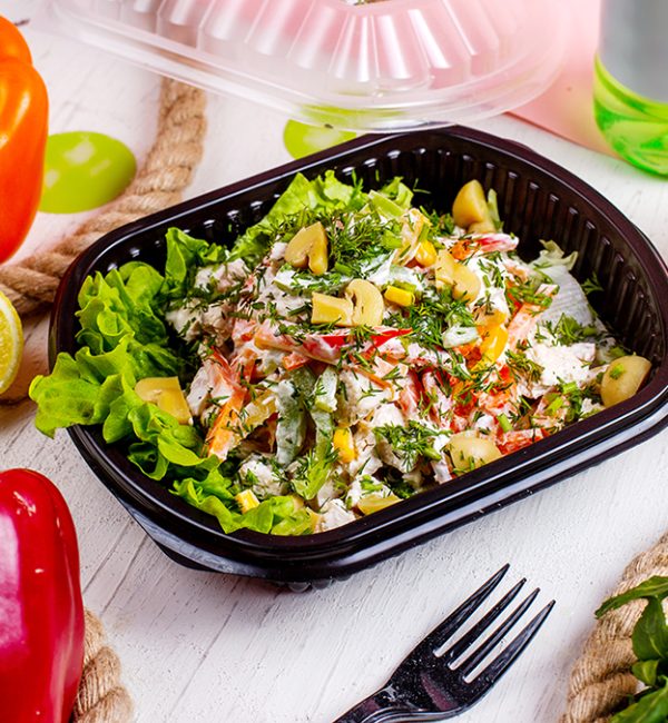 Машина для наполнения салата